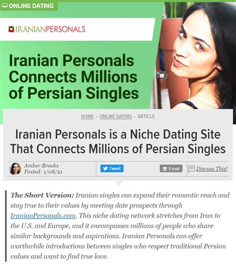 Iranian Personals is a Niche Dating Site That。